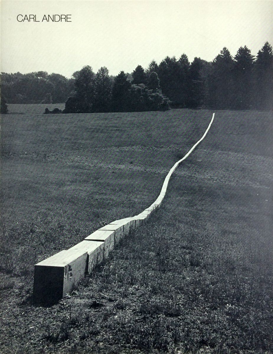 7 Carl Andre Sculpture 1959 1977 Catalogue dexposition 1978 Sculpture représentée Secant 1977 David Bourdon édition Jaap Rietman