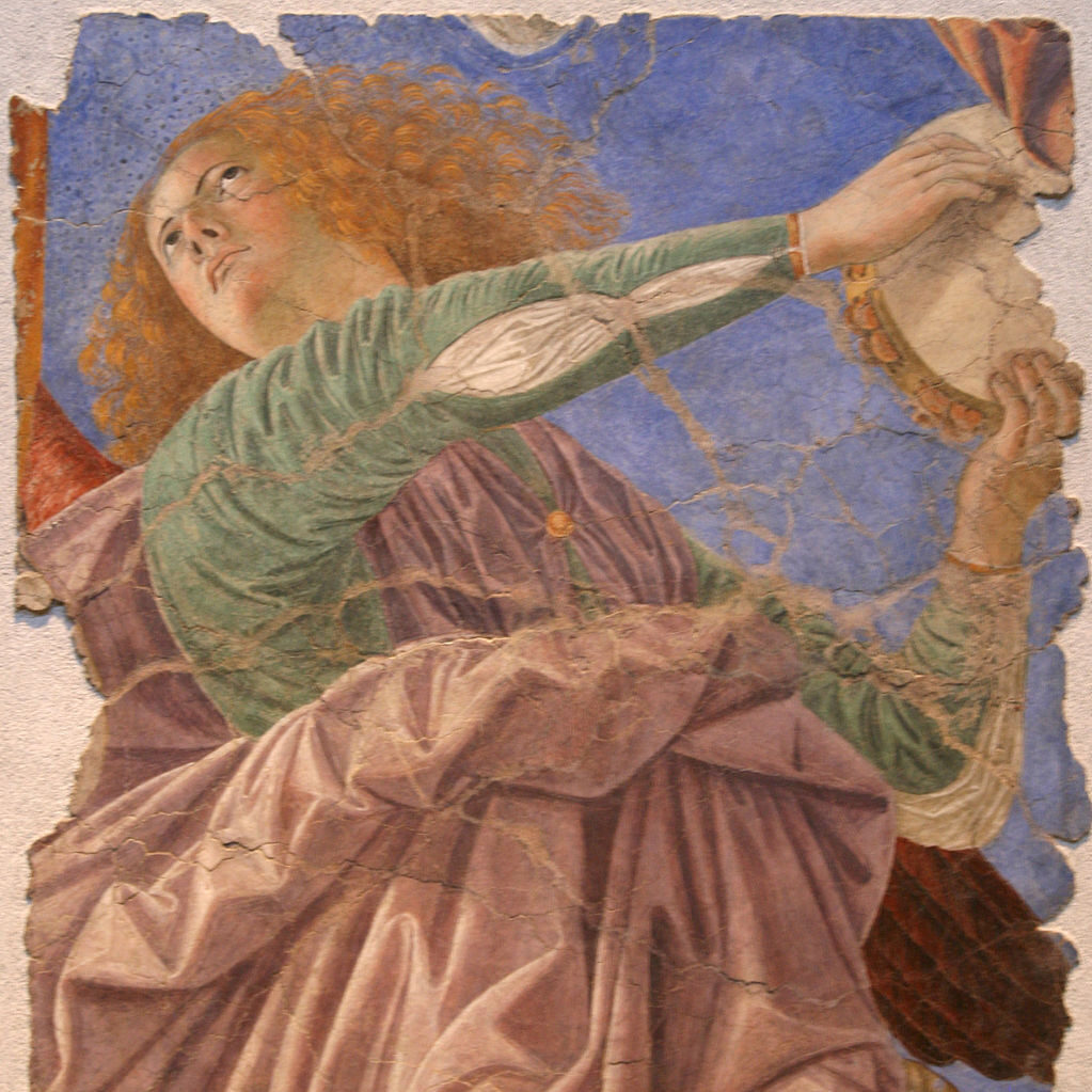 4 Frame drum player 1472 Melozzo de Forli