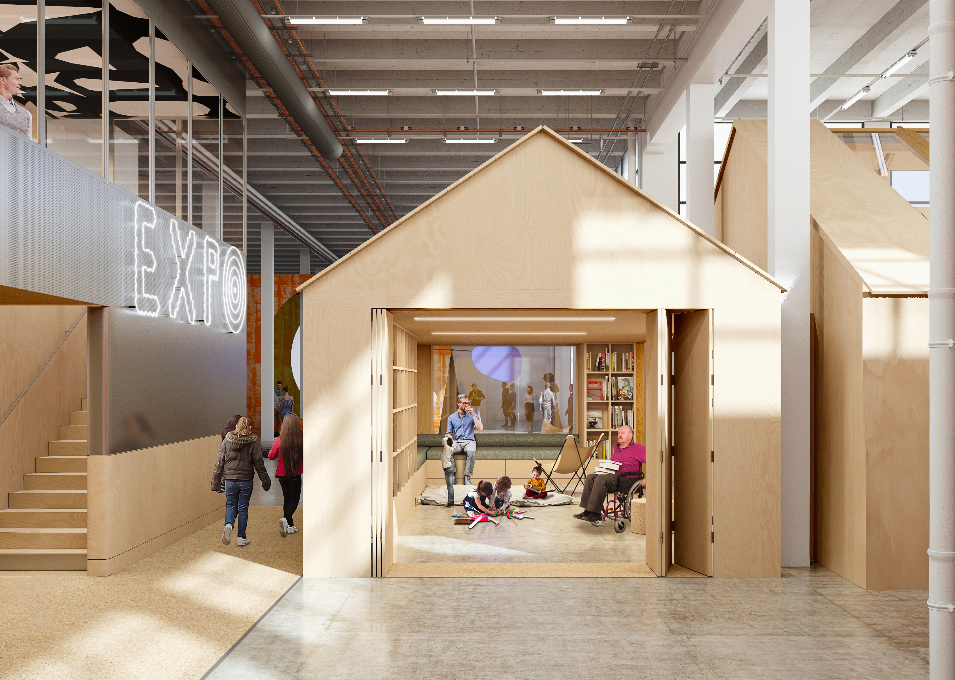 FRANKLIN AZZI, Mediation space, Palais de Tokyo