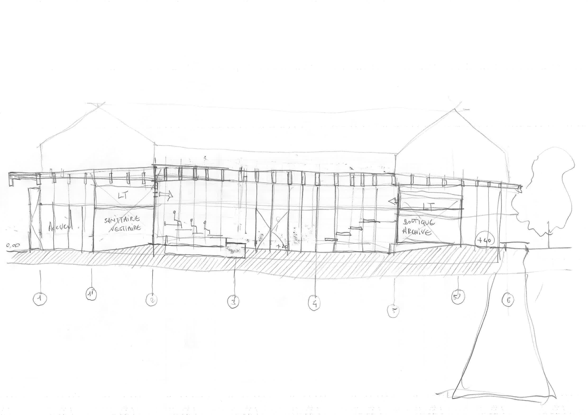 15 CROQUIS DU PROJET RUINART FRANKLIN AZZI