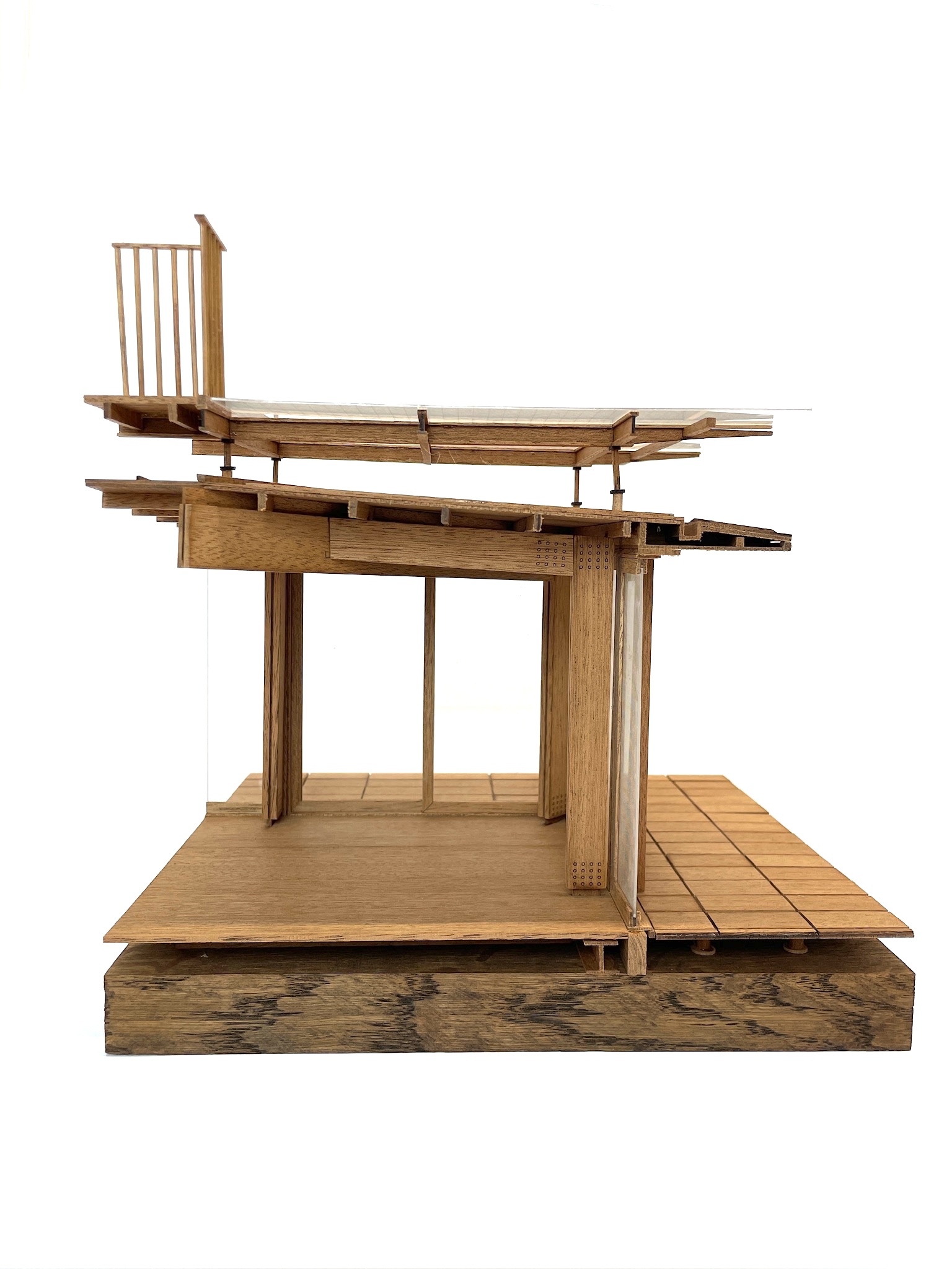 Franklin Azzi, Petites Écuries, Model of the facade