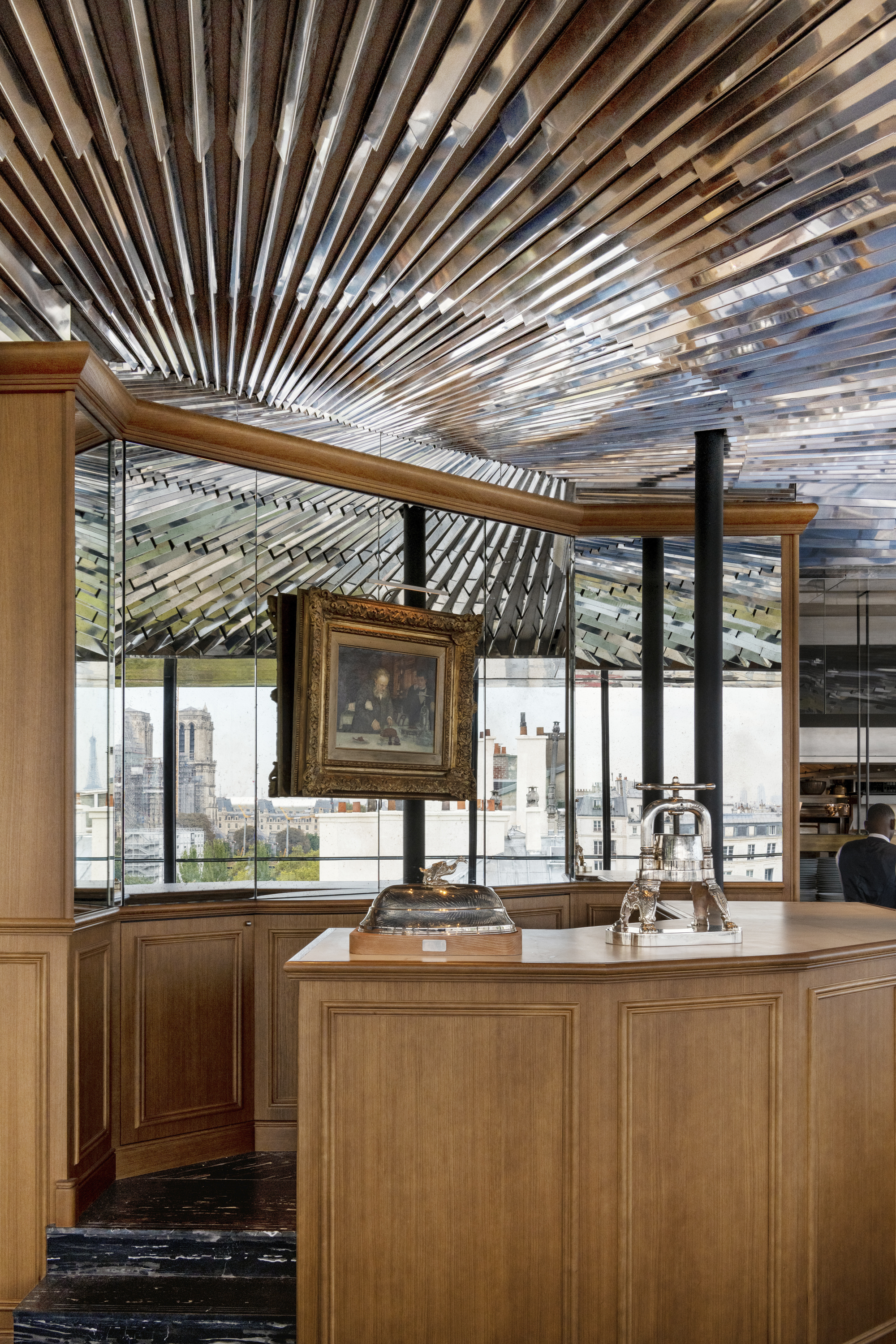 Franklin Azzi, Ceiling, La Tour d'Argent © Ambroise Tézenas