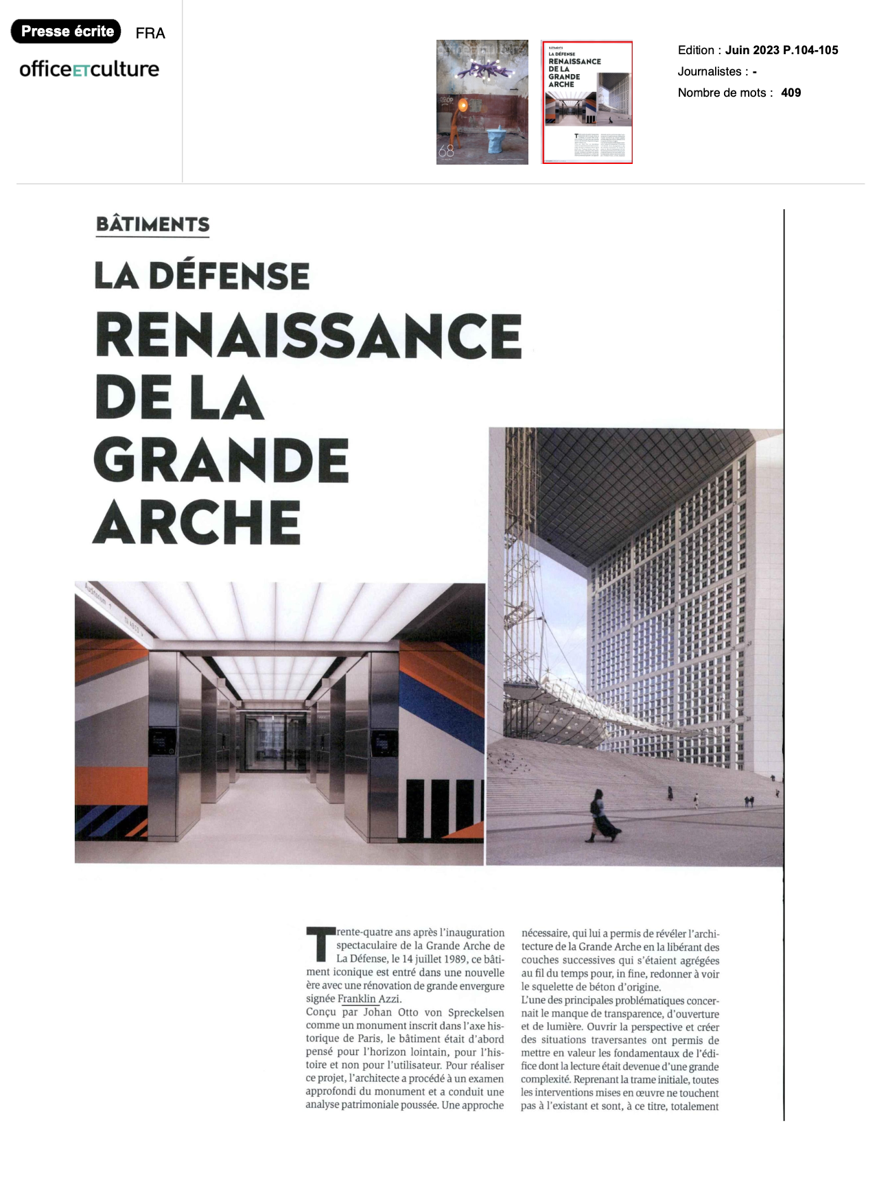 20230618 OFFICE ET CULTURE GRANDE ARCHE