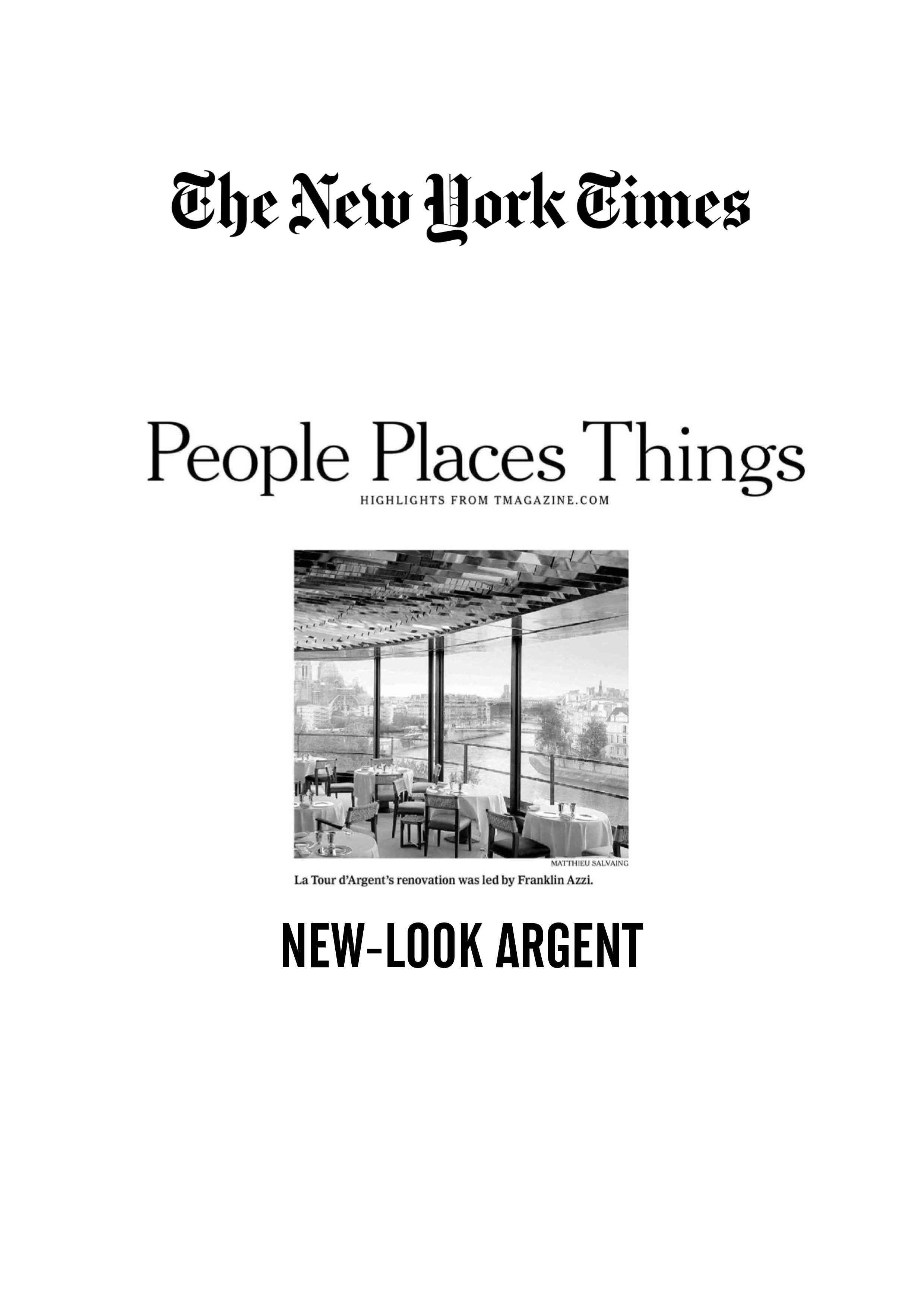Frankllin Azzi Architecture Tour d Argent New York Times
