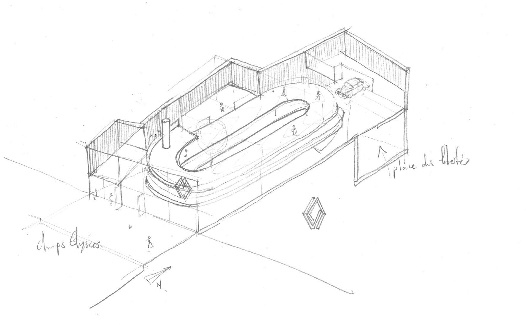 Franklin Azzi, Project sketch