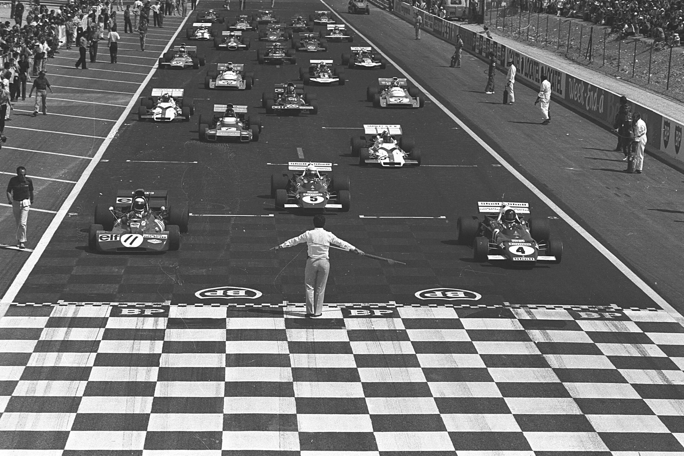 11_Start of the French Formula 1 Grand Prix, Paul Ricard Circuit, 1971 © DR