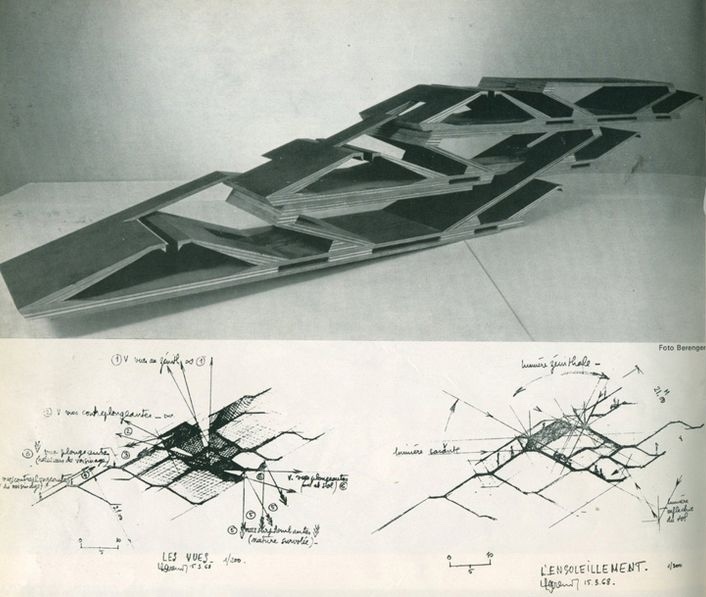 16_ Models and diagrams, La Fonction de l'Oblique: The Architecture of Claude Parent and Paul Virilio, 1963-1969 © DR