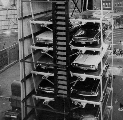 31_Paternoster car park lift, Denver, Colorado, 1970 © DR