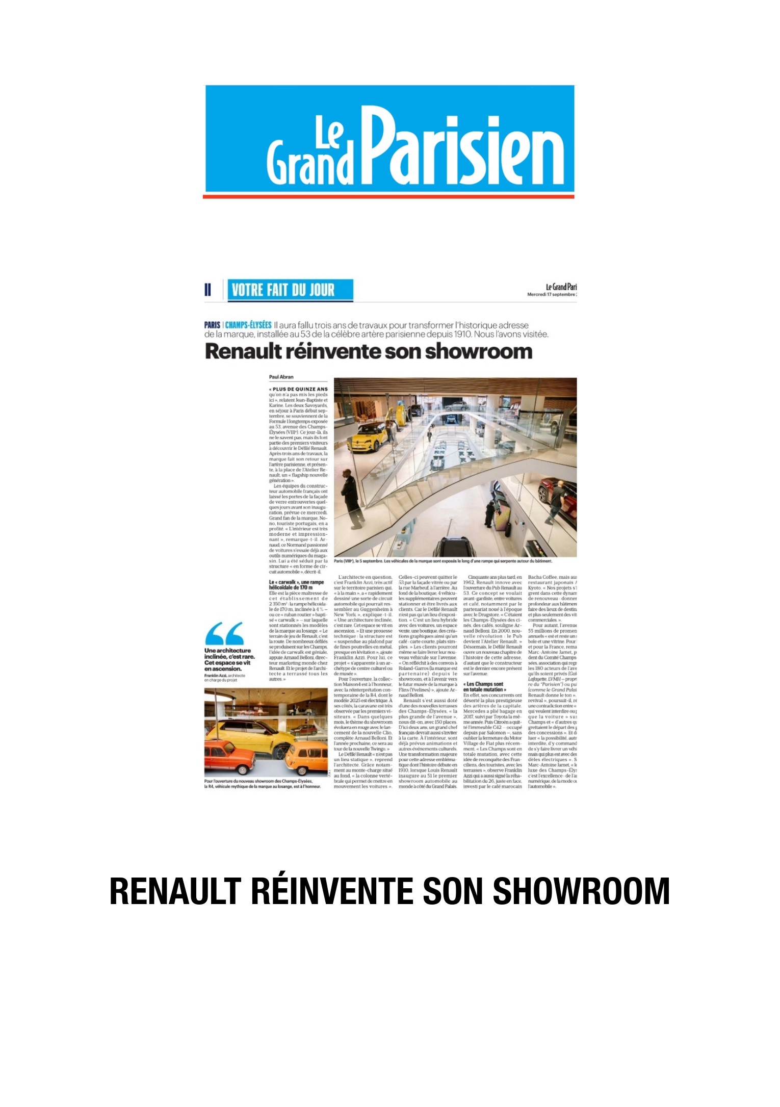 Renault Le grand Parisien