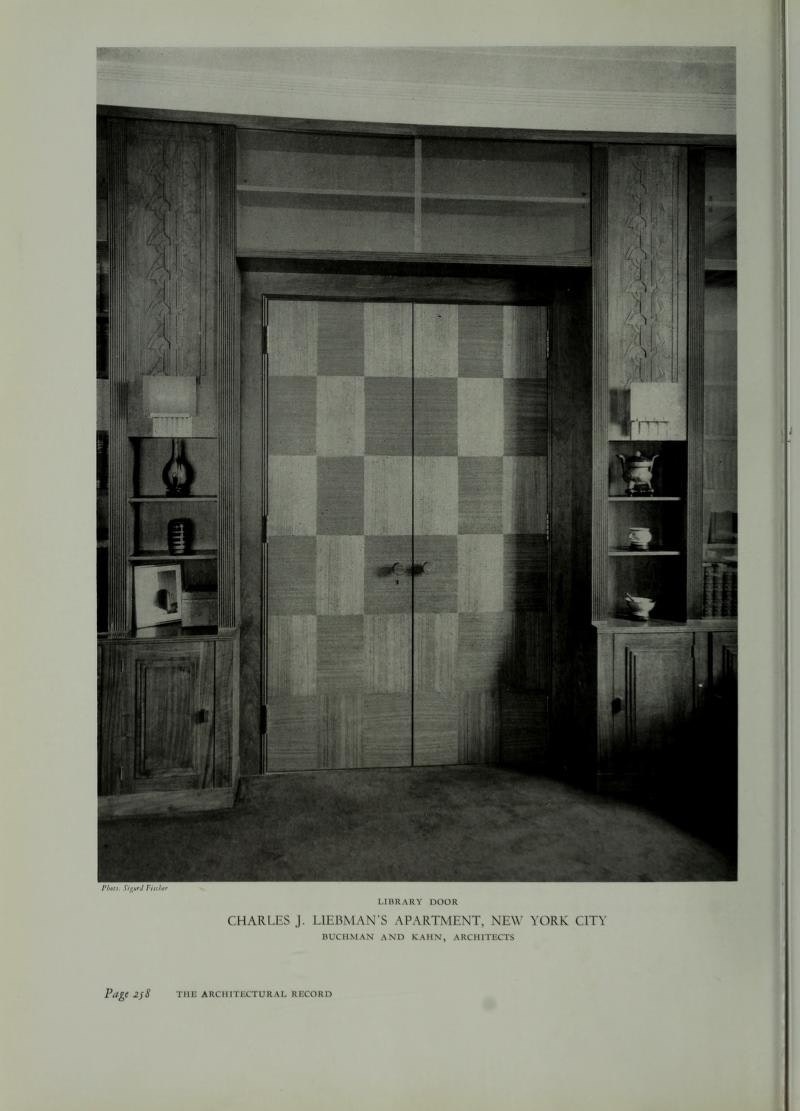 29_Apartment of Charles J. Liebman, Buchman and Kahn, 1930 © DR