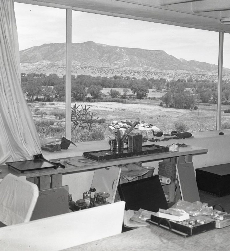 06_Georgia O’Keeffe’s Ghost Ranch Studio, New Mexico © DR