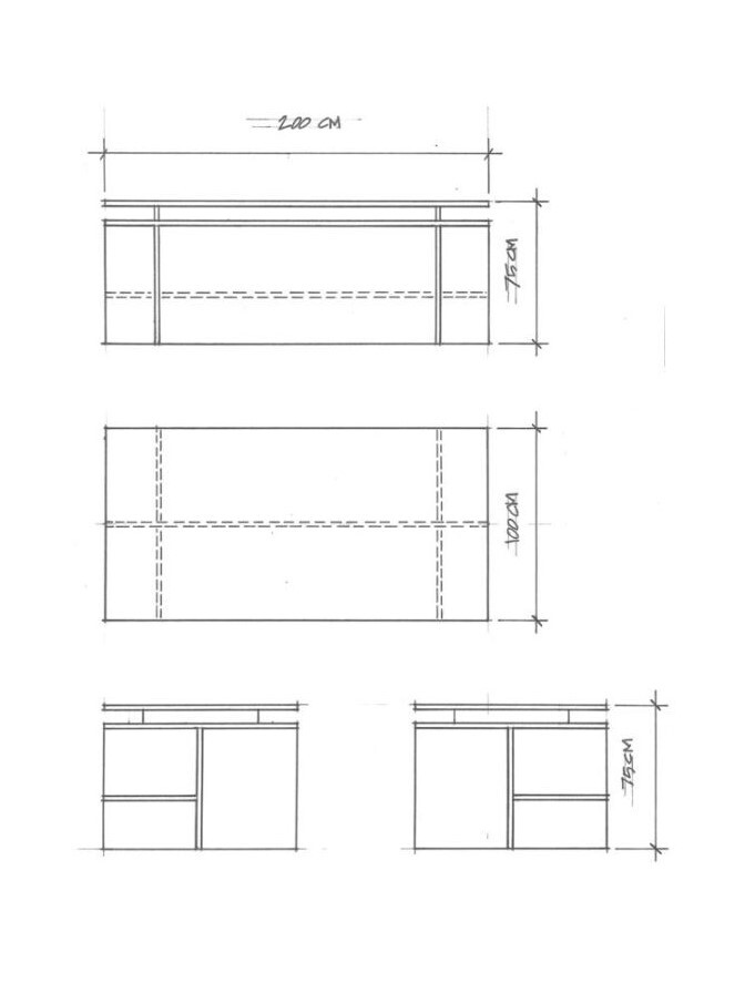 19_Sketch by Donald Judd © DR