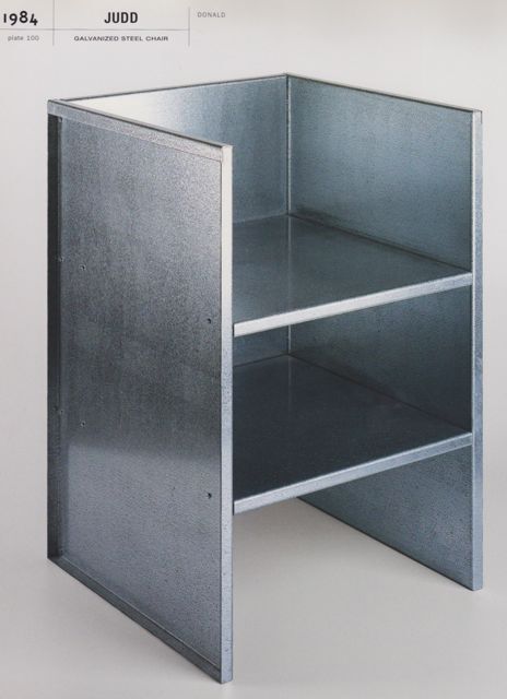 25_Armchair 1, Donald Judd, 1984 © Judd Foundation
