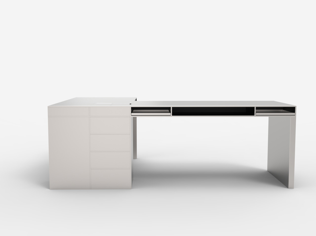 28_3D model of the office © Franklin Azzi