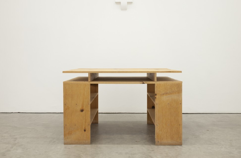 Prototype Desk and Chairs, Donald Judd, 1978-1980 © Judd Foundation