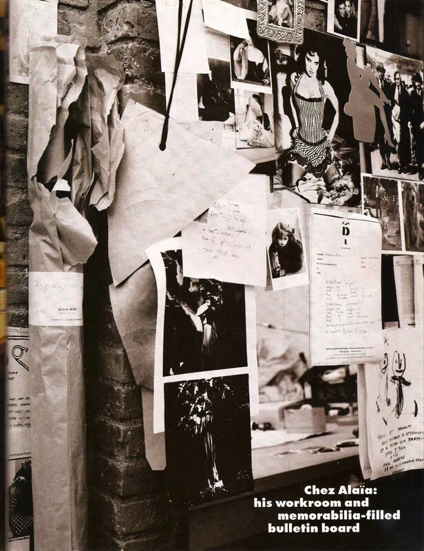 Alaïa's workshop © Gilles Bensimon
