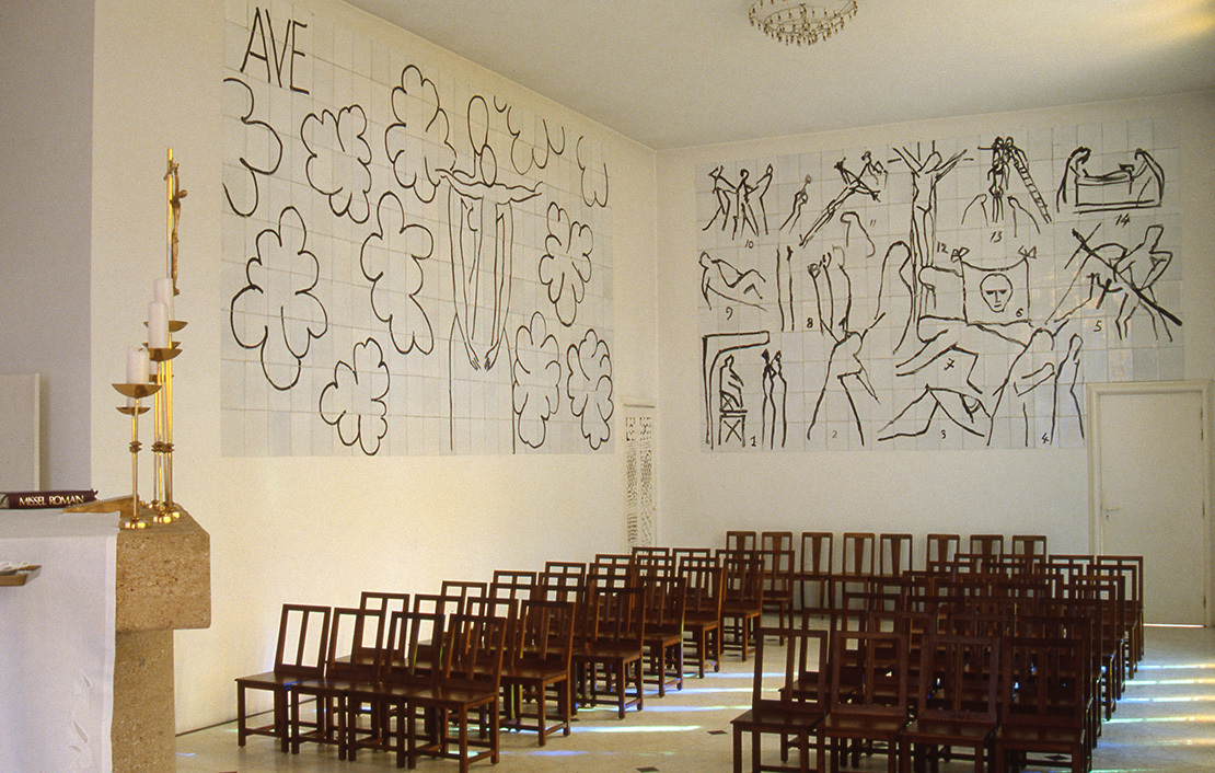 The Chapelle of the Rosaire, Auguste Perret, 1949-1951 © DR