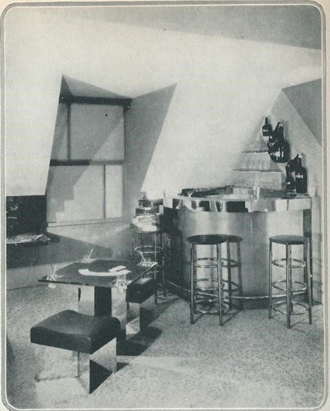 Interior detail of the Charlotte Perriand's worshop, 1927 © Thérèse Bonnet