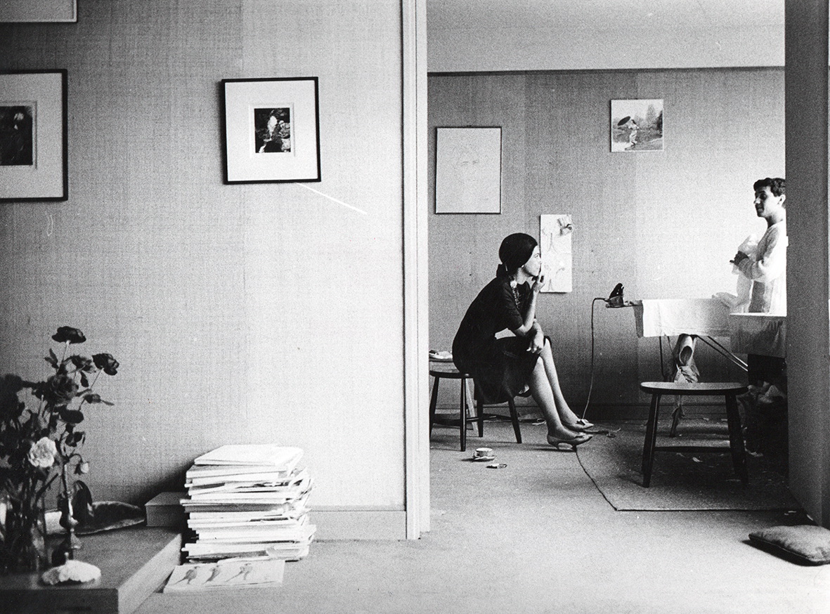 LEILA MENCHARI AND AZZEDINE ALAÏA © JEAN-PIERRE RONZEL