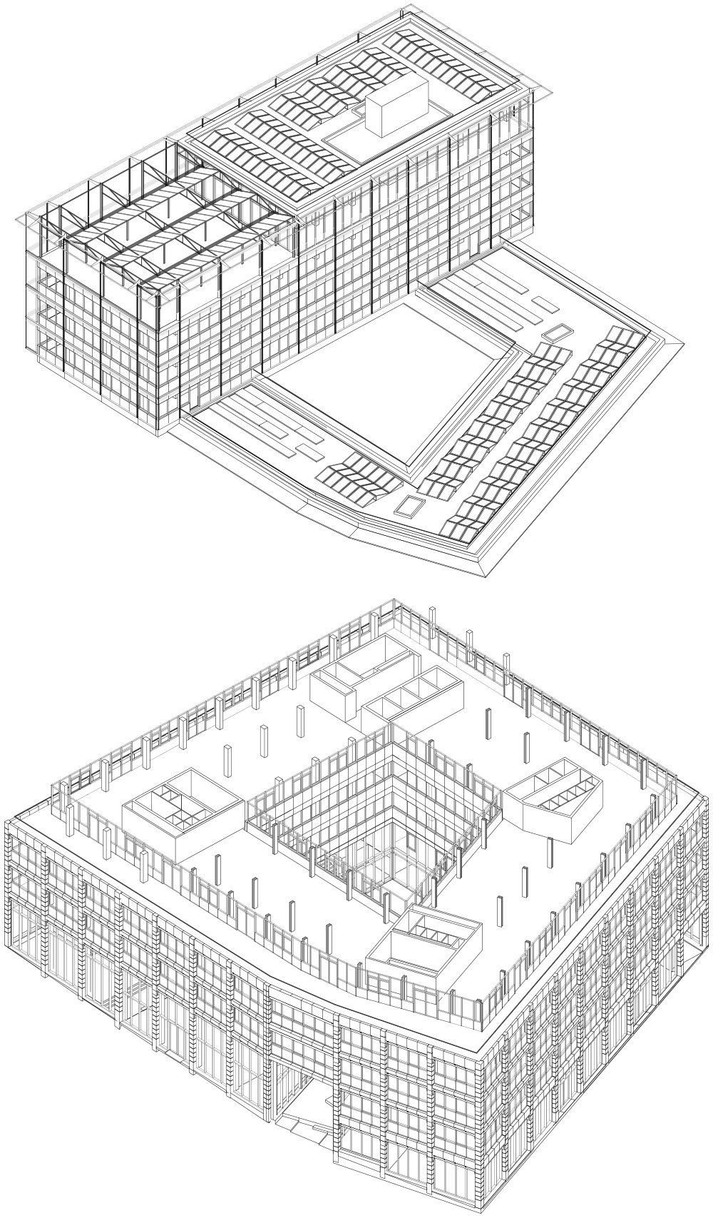 20 Axonométrie Messager Franklin Azzi Franklin Azzi