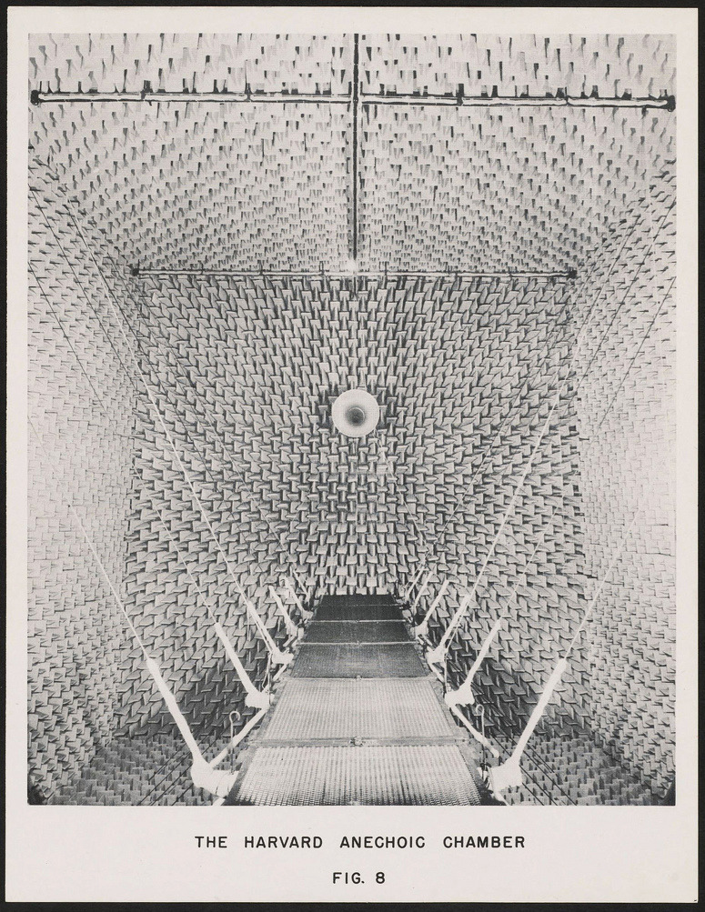 38 La Tour d Argent The Harvards Anechoic Chamber and the Silence of John Cage built in 1943 and dismantled in 1971 Harvard University Archives