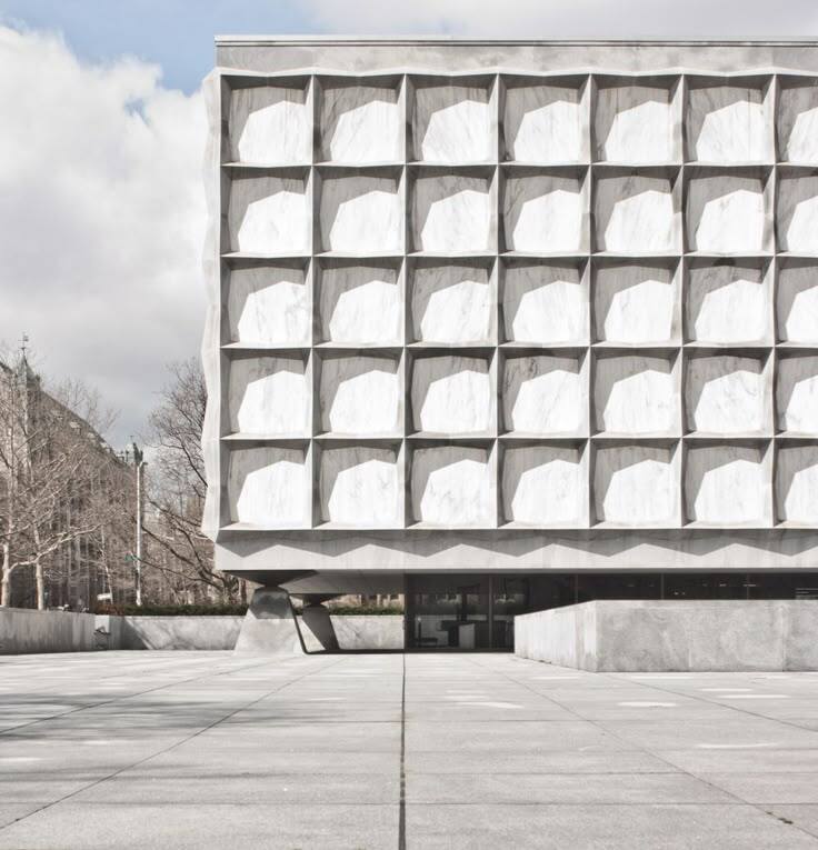 01 Yale University Rare Book and Manuscript Library, Skidmore, Owings & Merrill, 1963