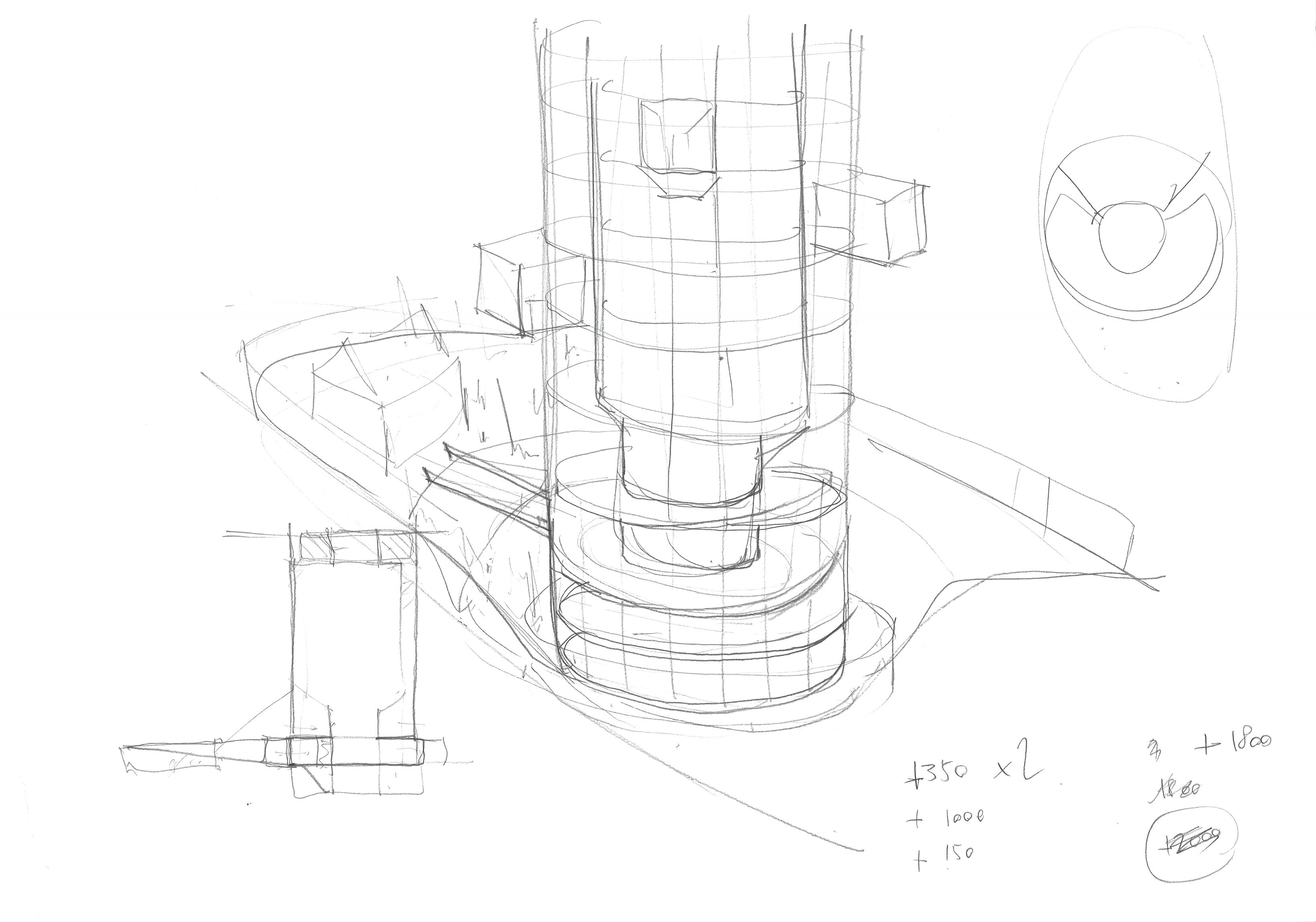 Franklin Azzi, Sketch, ONF tower
