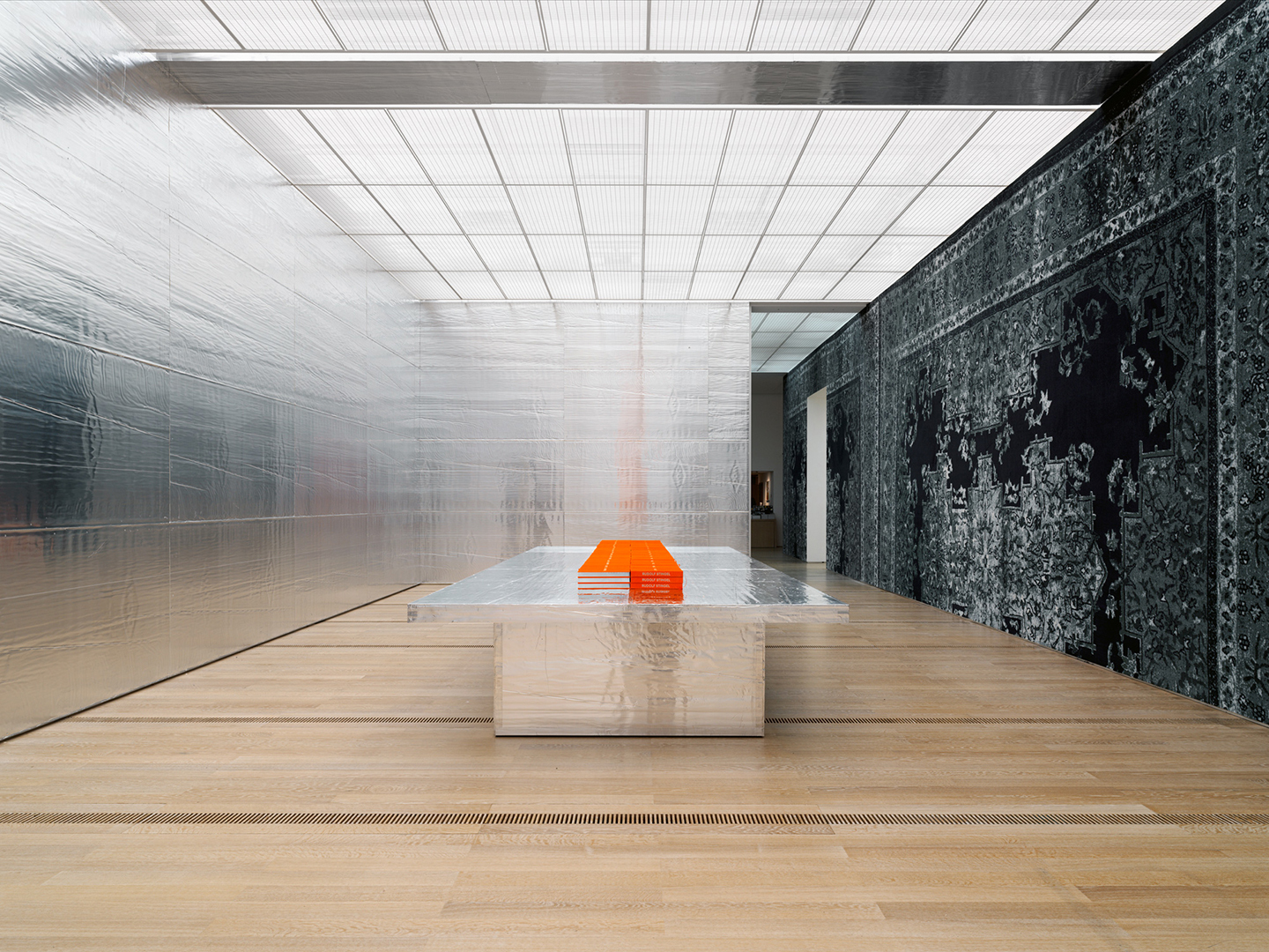 18 Installation view at the Fondation Beyeler, Rudolf Stingel, Basel, 2019 © Rudolf Stingel Photo: Stefan Altenburger