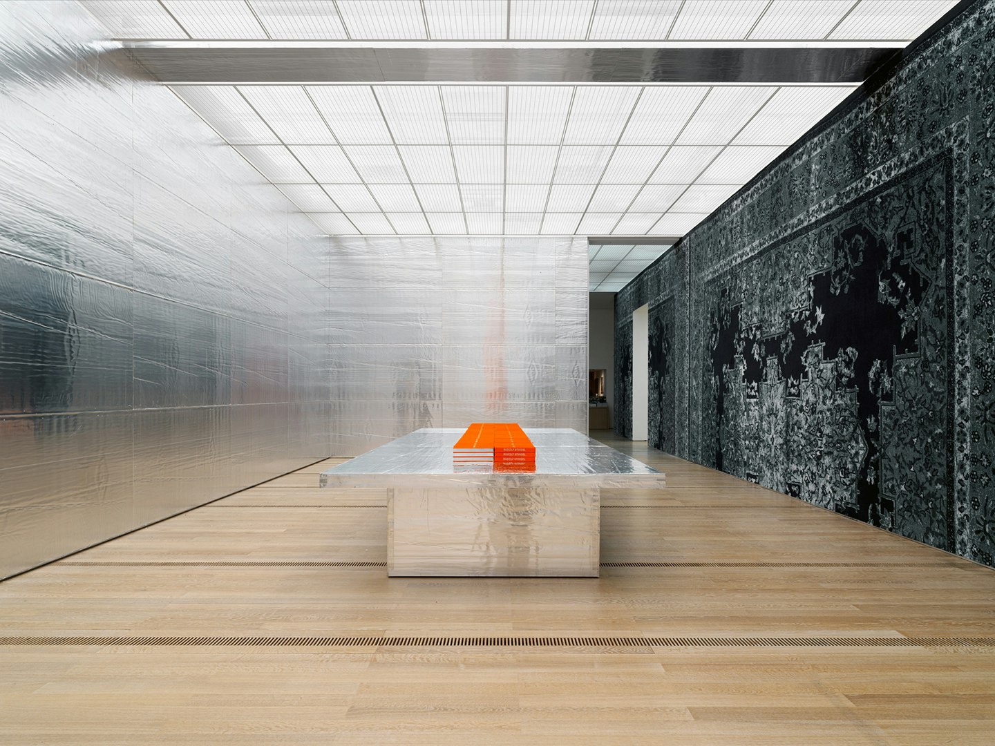 18 Installation view at the Fondation Beyeler, Rudolf Stingel, Basel, 2019 © Rudolf Stingel Photo: Stefan Altenburger