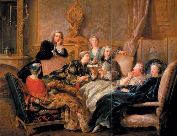 23 JEAN FRANÇOIS DE TROY READING AT VERSAILLES 1730 Collection late Marchioness of Cholmondeley Houghton