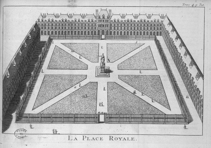 00 Place des Vosges plan, 2015 © DR